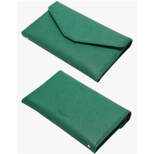Zoppen Multi-Purpose RFID Blocking Passport Holder Travel Wallet Dark Green